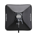 Godox S2 Speedlite Bracket with Softbox, Grid & Carrying Bag Kit (23.6 x 23.6")