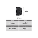 Sony FE 28-60mm F4-5.6 Full-frame Compact Zoom Lens