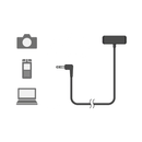 Sony ECM-LV1 Compact Stereo Lavalier Microphone with 3.5mm TRS Connector