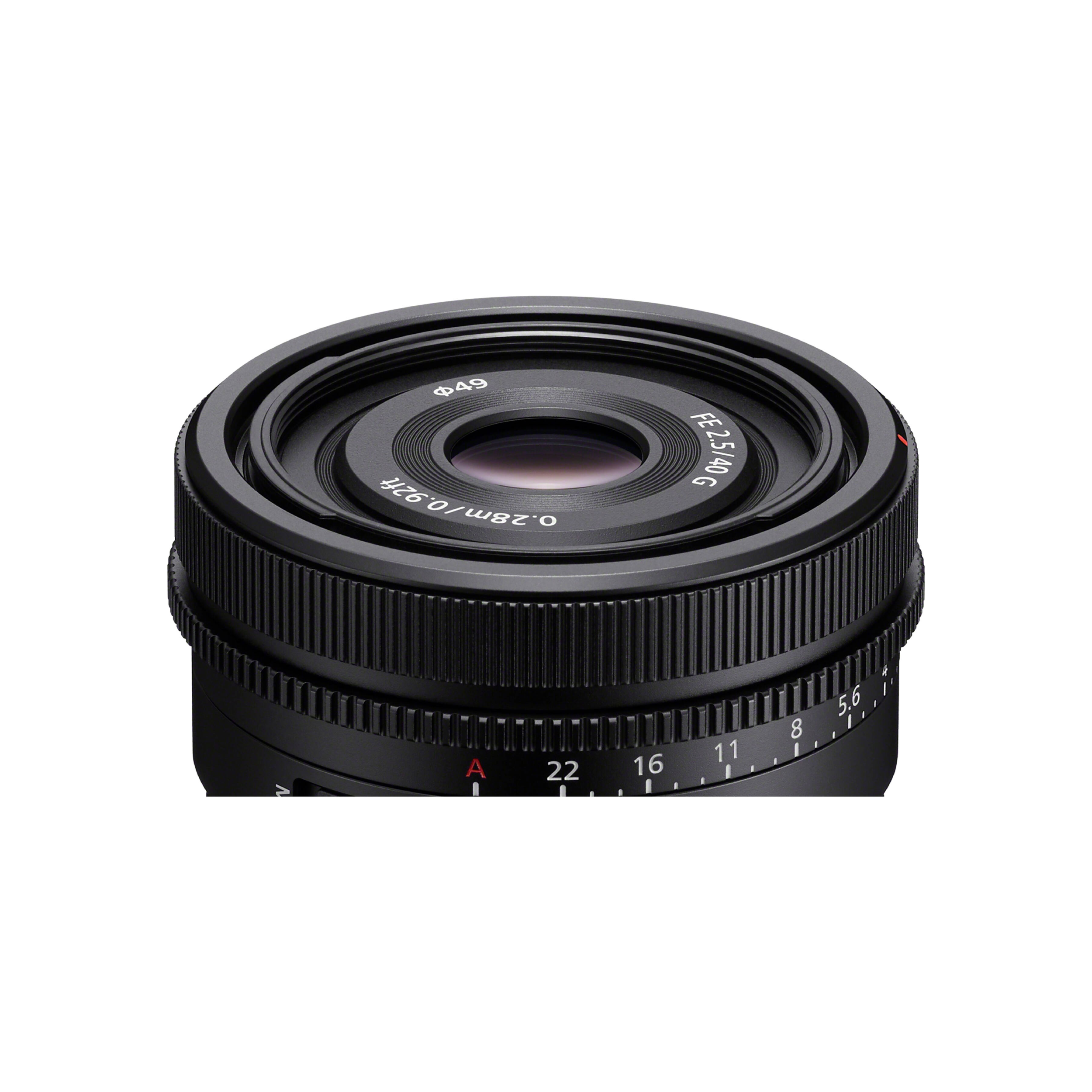 Sony SEL40F25G FE 40mm f/2.5 G Lens SEL40F25G 027242922600 Sony SEL40F25G FE 40mm f/2.5 G Lens SEL40F25G 027242922600