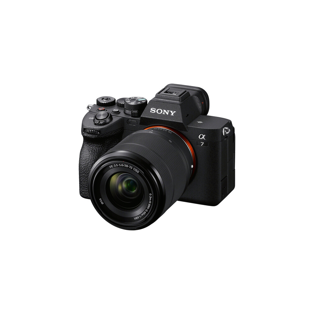 Sony a7 IV Mirrorless Camera with 28-70mm Lens and Microphone