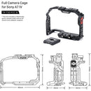 Tilta Basic caméra Kit de cage pour Sony A7 IV (noir)