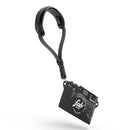 Fab' Bracelet de poignet F28 avec coussinet - cuir noir