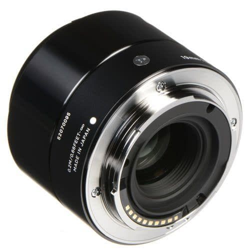 Sigma 19mm F2.8 DN Art Lens Black For Micro four Thirds
