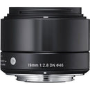 Sigma 19mm F2.8 DN Art Lens Black For Micro four Thirds