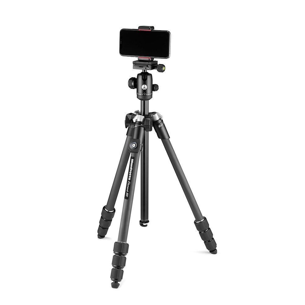 Manfrotto Element MII Mobile Tripod Carbon With Bluetooth Black