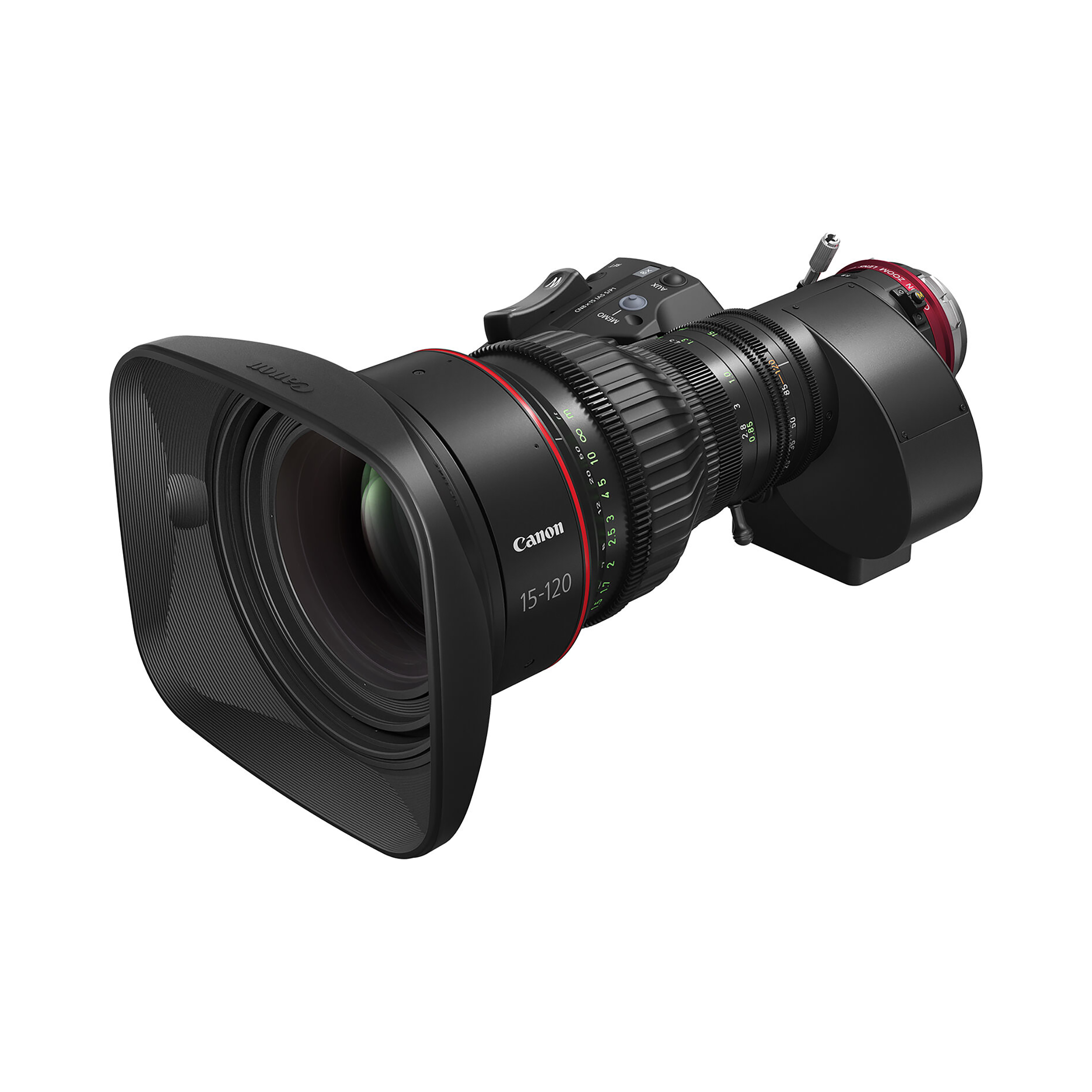 Canon Cine-Servo 15-120 mm T2.95-3.9 Lens de zoom avec 1,5 extension (support EF)