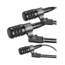 Audio-Technica ATM230PK Hypercardioid Dynamic Instrument Microphone (3-Pack)