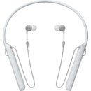 Sony WI-C400 - Earphones with mic - in-ear - behind-the-neck mount - Bluetooth - wireless - NFC