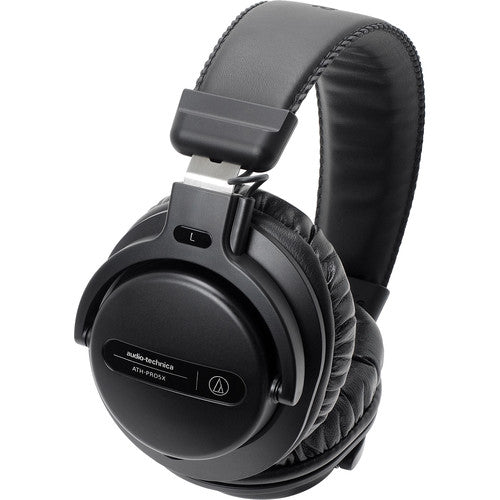Audio-Technica Consumer ATH-PRO5X Professional Over-Ear DJ Monitor Headphones - Black