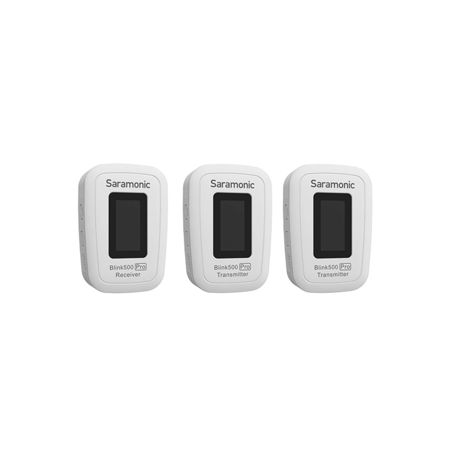 Saramonic Blink 500 Pro B2 WHITE 2-Person Digital Camera-Mount Wireless Omni Lavalier Microphone System (2.4 GHz), 2 transmiters + 2 lav mics