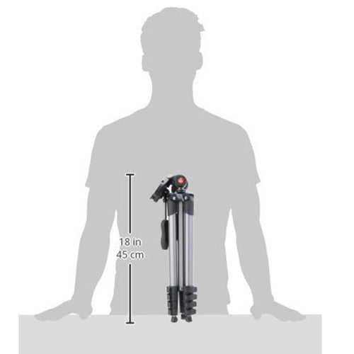 Manfrotto mkcompactadv-bk compact avancé trépied avec une tête à 3 voies