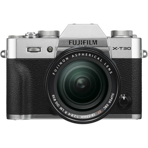 Fujifilm X-T30 Mirrorless Camera with 18-55mm Lens - Silver