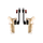SHAPE Coupages en bois doubles pour les rosettes d'Arri