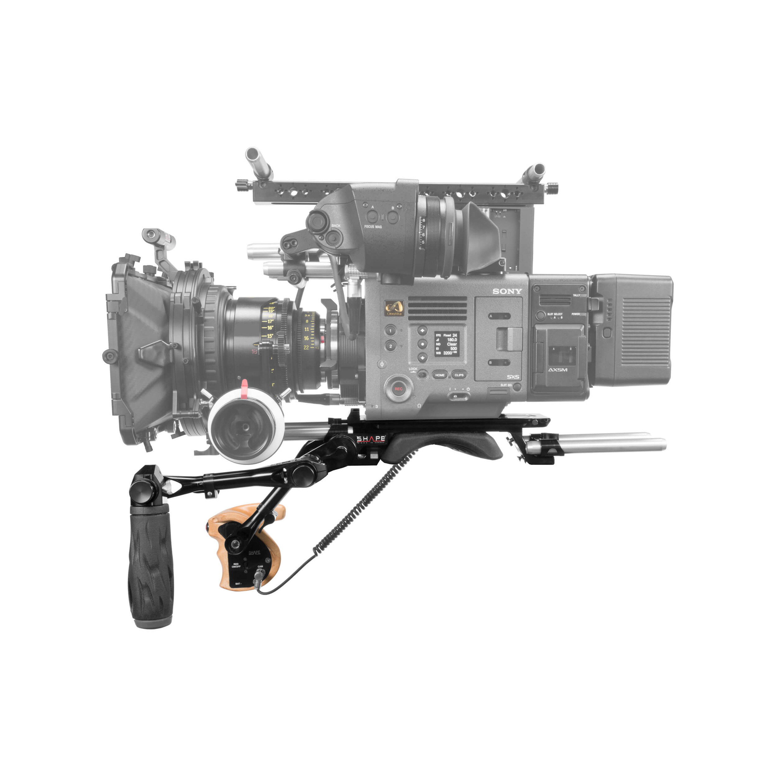 SHAPE VNBP Shoulder Baseplate Kit for Sony VENICE Camera