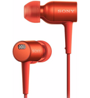 Sony MDR-EX750NA - Earphones with mic - in-ear - active noise canceling - 3.5 mm jack - Cinnabar Red