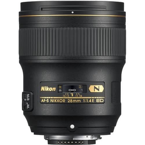 Nikon AF-S FX Nikkor 28 mm f / 1.4e ED Lens