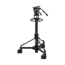 MILLER System Skyline 70 Combo Live 55 Pedestal - fluid head payload range 4.5kg - 37.5kg (9.9lbs - 82.5lbs) 40.3" to 62.6" Range w/head, 2 pan handles