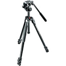 Manfrotto 290 EXTRA Aluminium 3-Section Tripod Kit  with Fluid Head