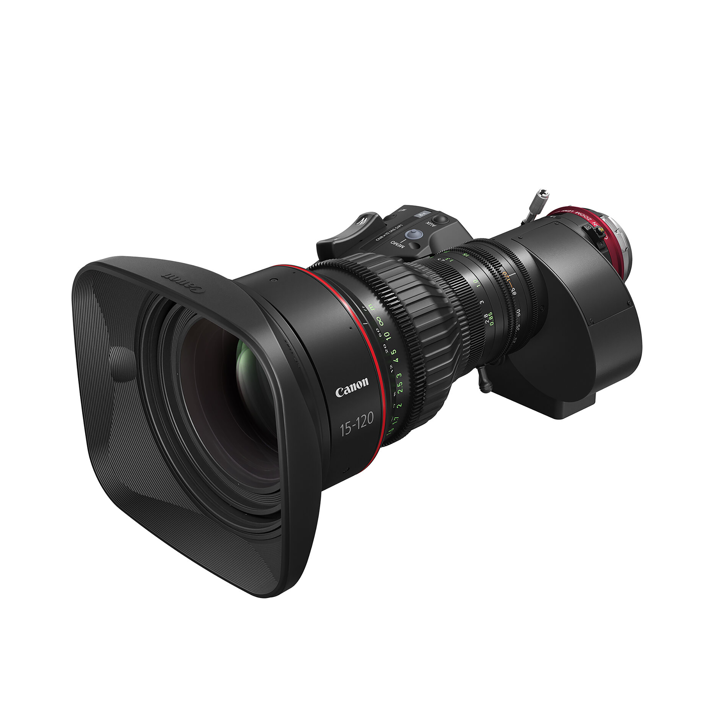 Canon Cine-Servo 15-120 mm T2.95-3.9 Lens de zoom avec extension de 1,5x (support PL)