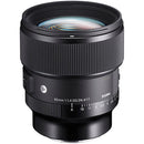 Sigma ART 85mm f/1.4 DG DN Lens