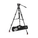 Sachtler Ace XL trépied Système avec des jambes CF et un épandeur de niveau intermédiaire (bol de 75 mm)