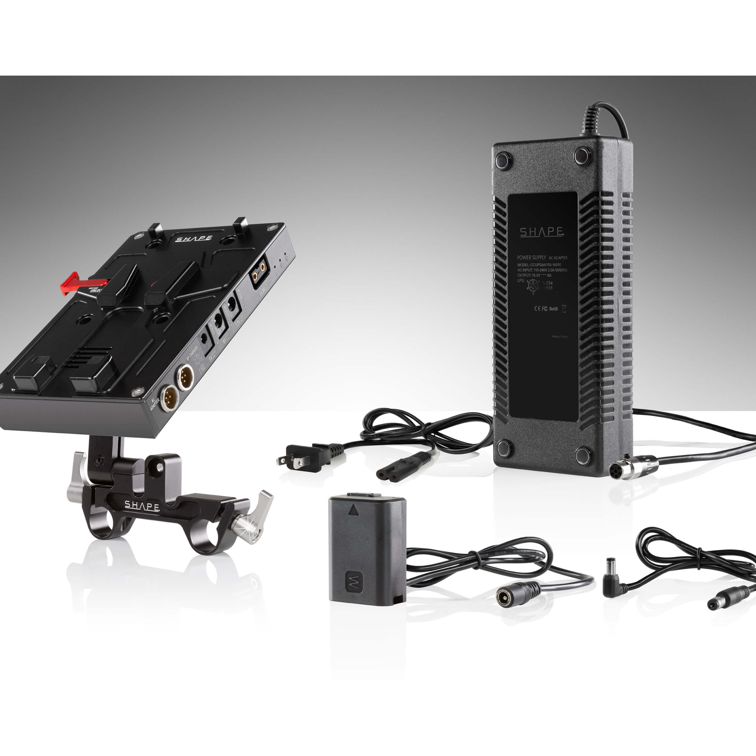 Forme de l'alimentation et du chargeur de la caméra J-box pour la série Sony A7 (V-Mount)