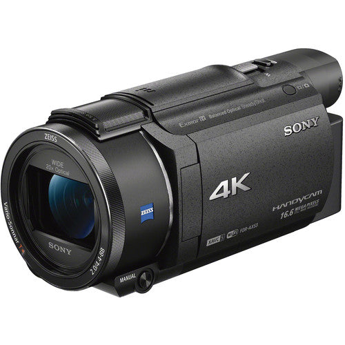 Sony fdrax53 EVF équilibré optique stableshot b.oss 4K Handycam CamCrorder