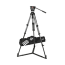 Sachtler Ace XL trépied Système avec des jambes CF et entretoise au sol (Bol de 75 mm)