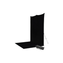 Westcott X-Drop Pro Wrinkle-Resistant Backdrop Kit - Rich Black Sweep (8' x 13')
