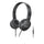 Panasonic Premium Sound On Ear Stereo Headphones RP-HF300M with Integrated Mic and Controller  - Black