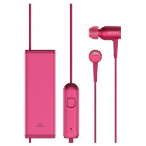 Sony MDR-EX750NA - Earphones with mic - in-ear - active noise canceling - 3.5 mm jack - bordeaux pink