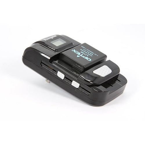 Optex LI7000  Universal Camera Battery Charger With Flip Plug & Lcd Display