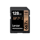 Lexar 128GB Professional 667x UHS-I SDXC Memory Card