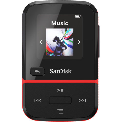 Sandisk 32 Go de clip sport go mp3 lecteur - rouge