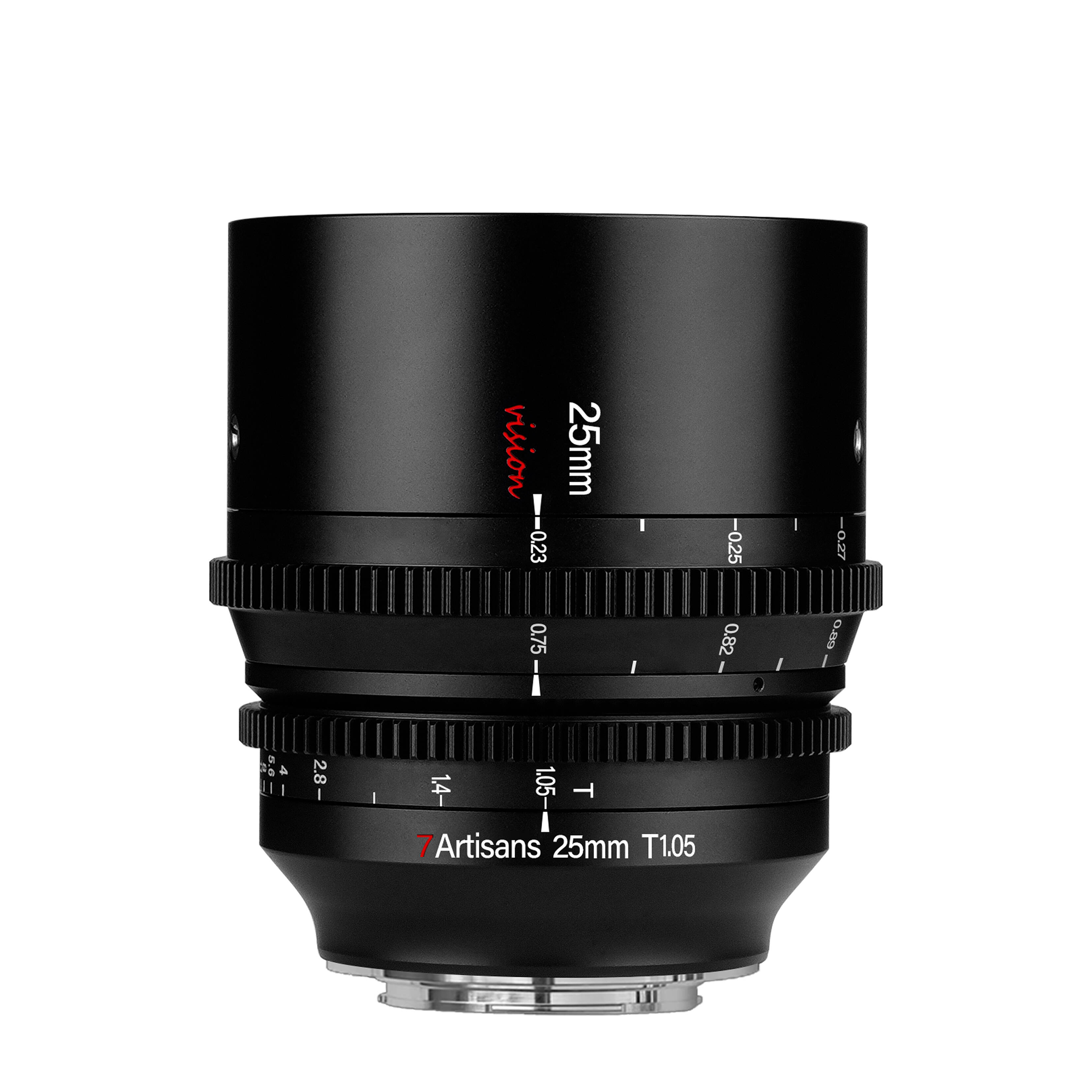 7Artisans Photoelectric 25 mm T1.05 Vision Cine Lens for Panasonic L Mount
