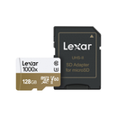 Lexar 128 Go Professional 1000x UHS-II Microsdxc Memory Carte avec adaptateur SD