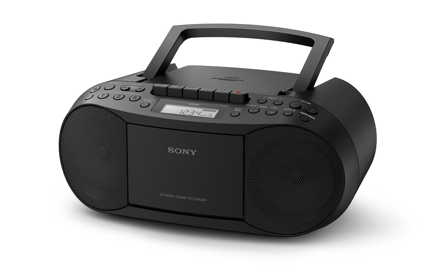 Sony CFD-S70 Portable CD Cassette MP3 Boombox and FM/AM radio