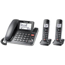 Panasonic  KXTGF872B - 2-Handset Digital Corded/Cordless Phone with Answering System