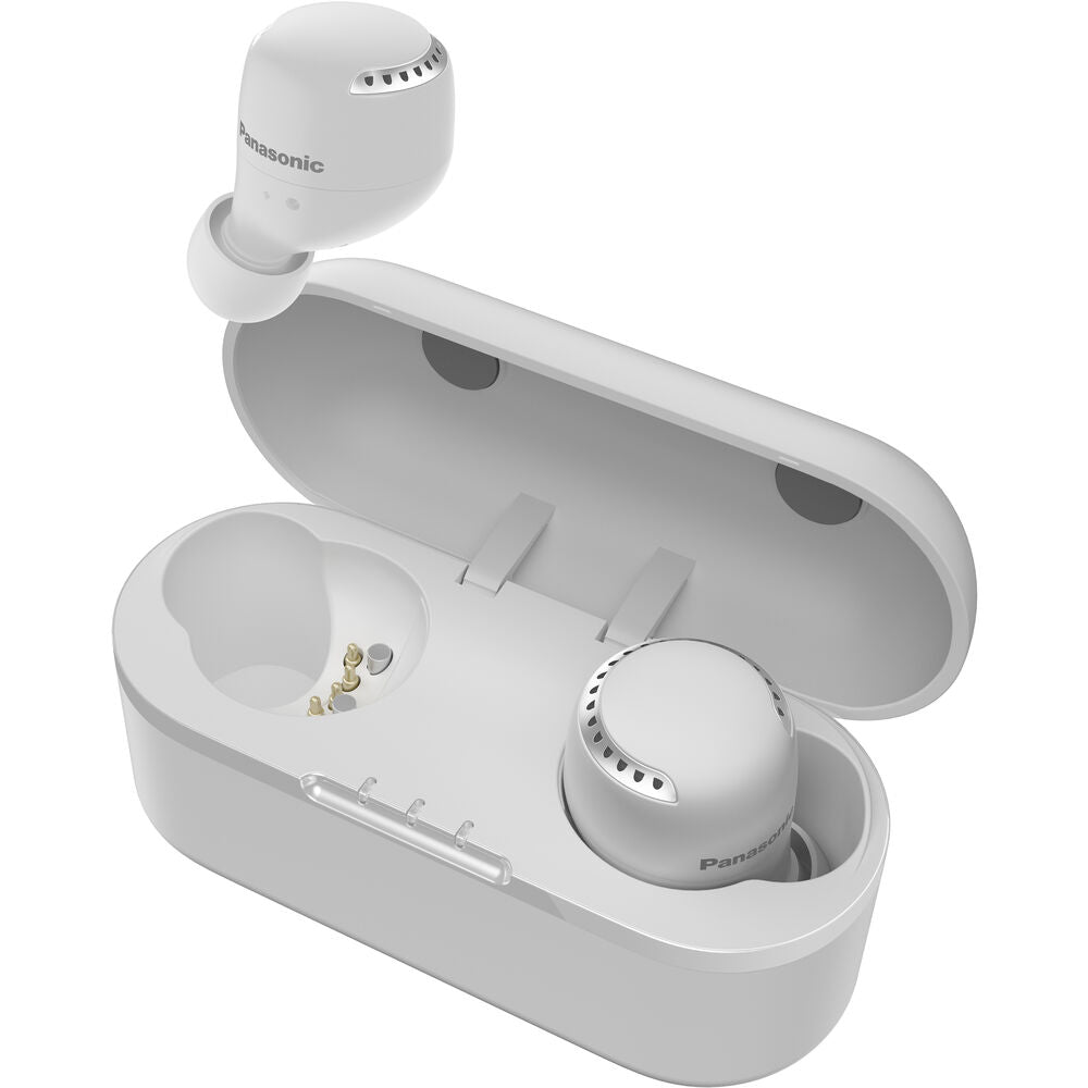 Panasonic RZS500W Premium True Wireless Noise Améliez des écouteurs avec des microphones de formation de faisceaux pour une excellente qualité d'appel