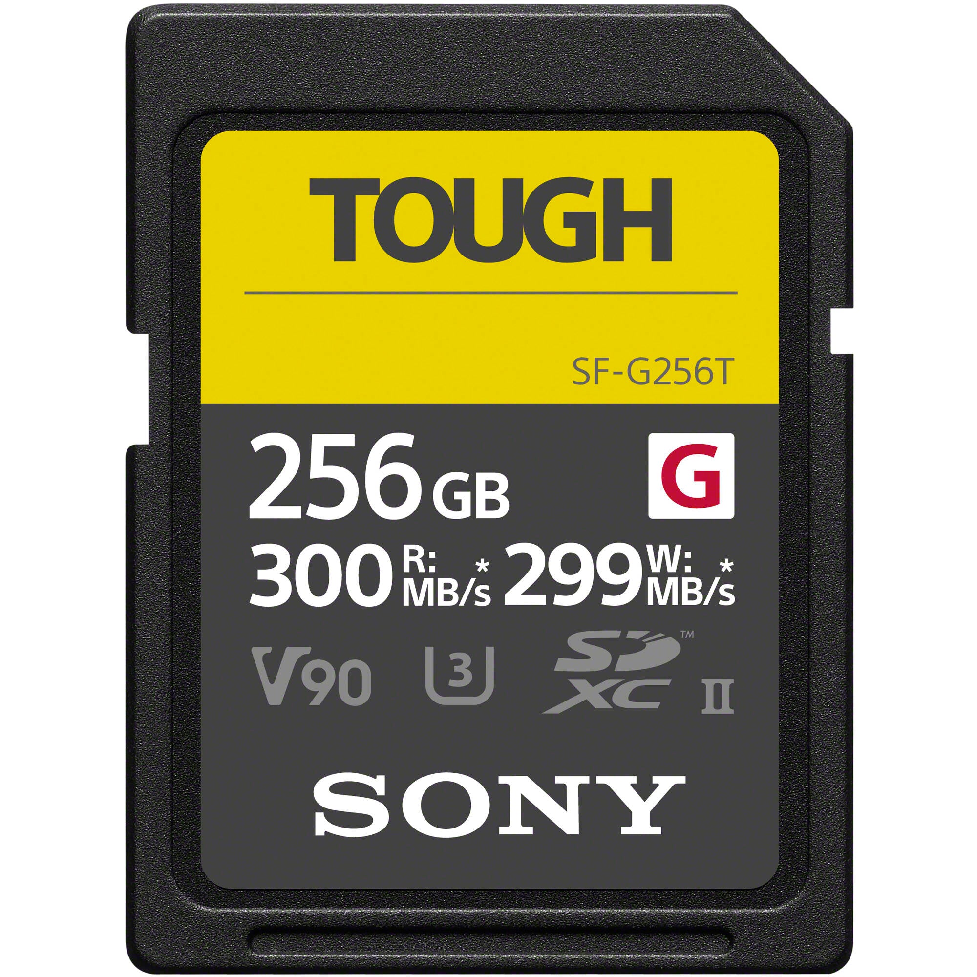 Sony SF-G TOUGH Série UHS-II SDXC Memory Carte - 256 Go