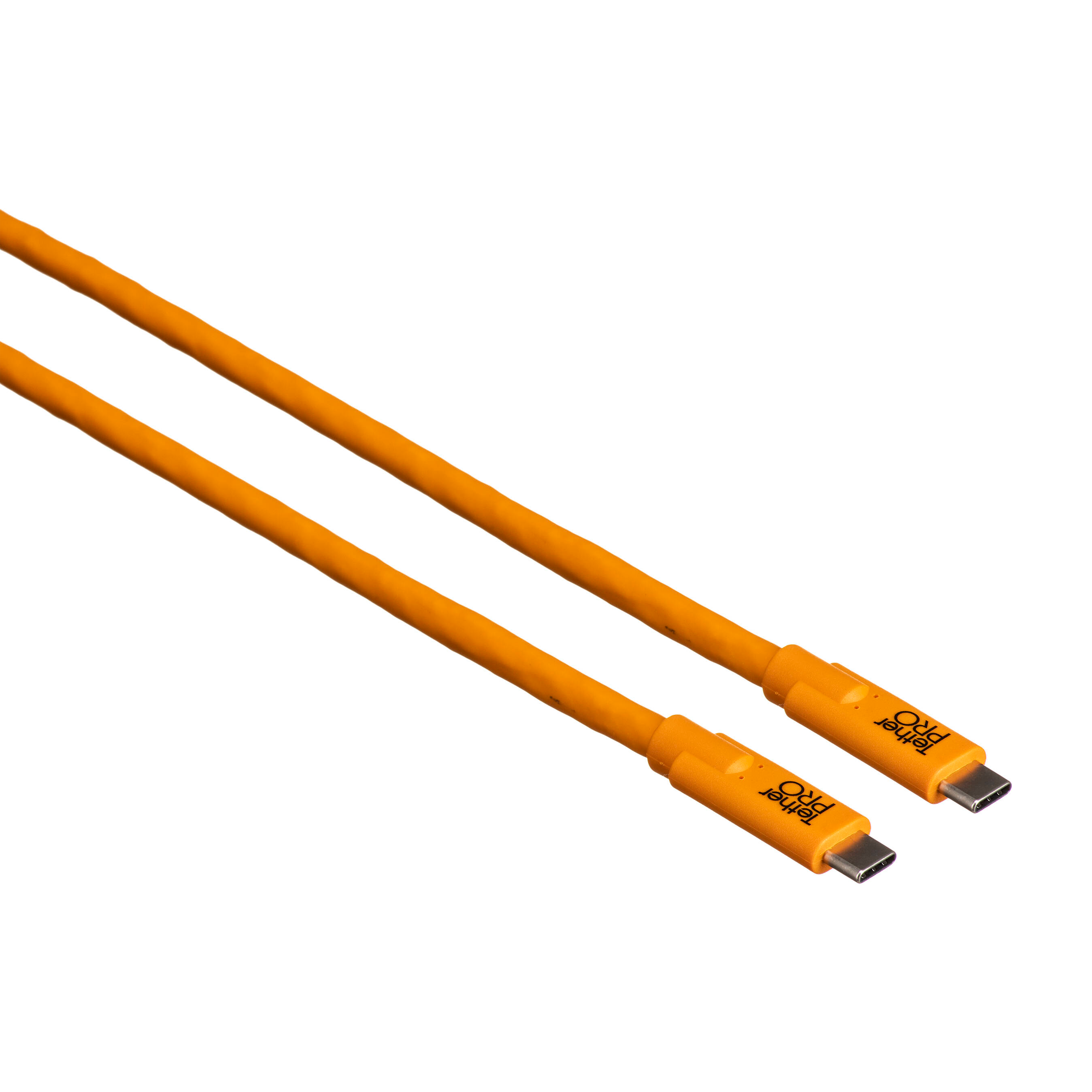 Tether Tools TetherPro USB Type-C Male to USB Type-C Male Cable - 15', Orange