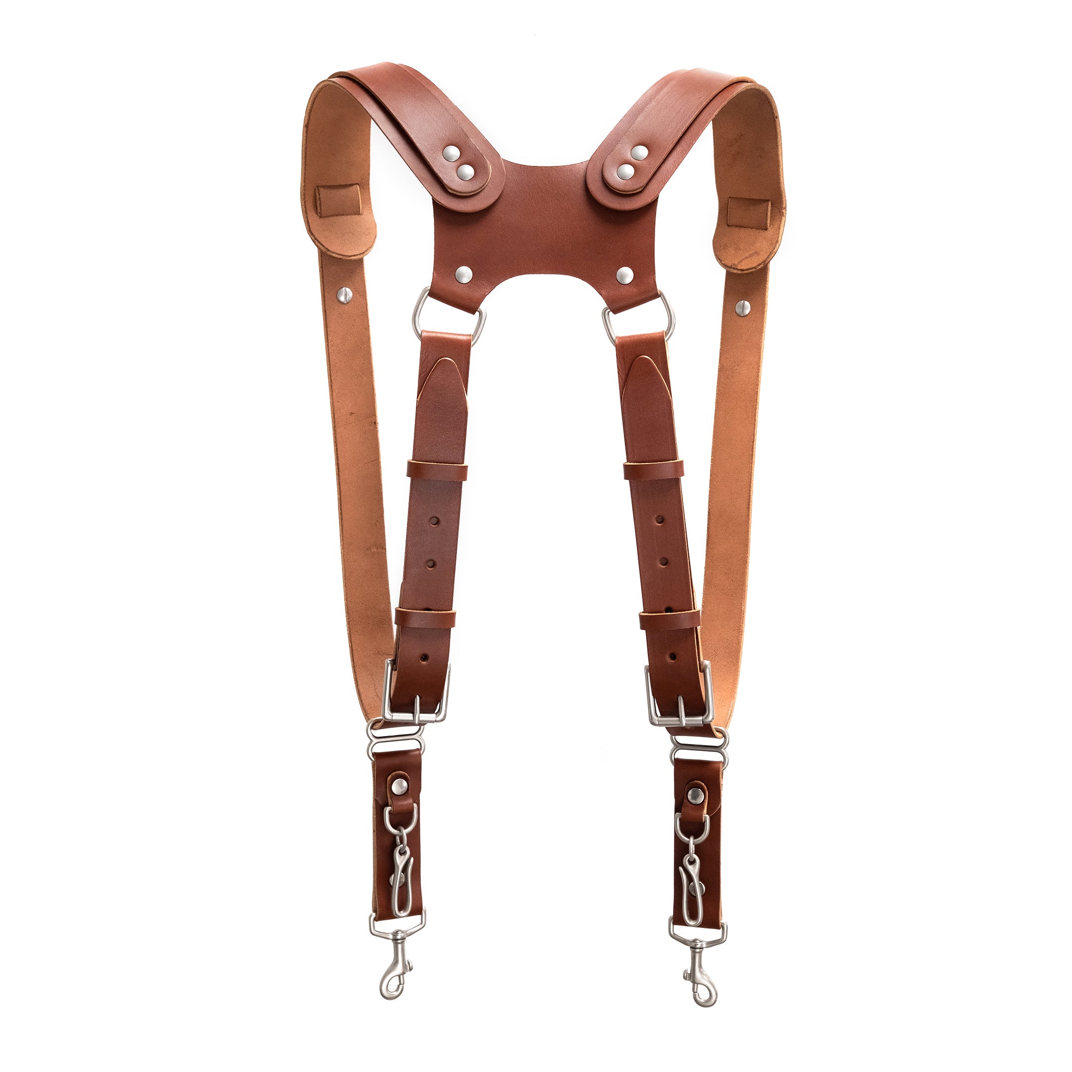 Fab 'F22 Harness - Cuir marron - Taille XS