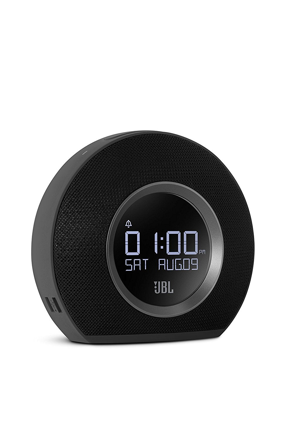 JBL Horizon Bluetooth Clock Radio avec charge USB et lumière ambiante, noir