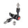 Tête de 504hd Manfrotto avec 546b en aluminium à 2 étages trépied avec extra long plaque 504plongrl et bras de frottement variable 244micro