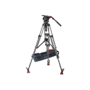Sachtler Video 18 S2 Fluide Head & Eng 2 CF trépied Système avec écarter de niveau intermédiaire