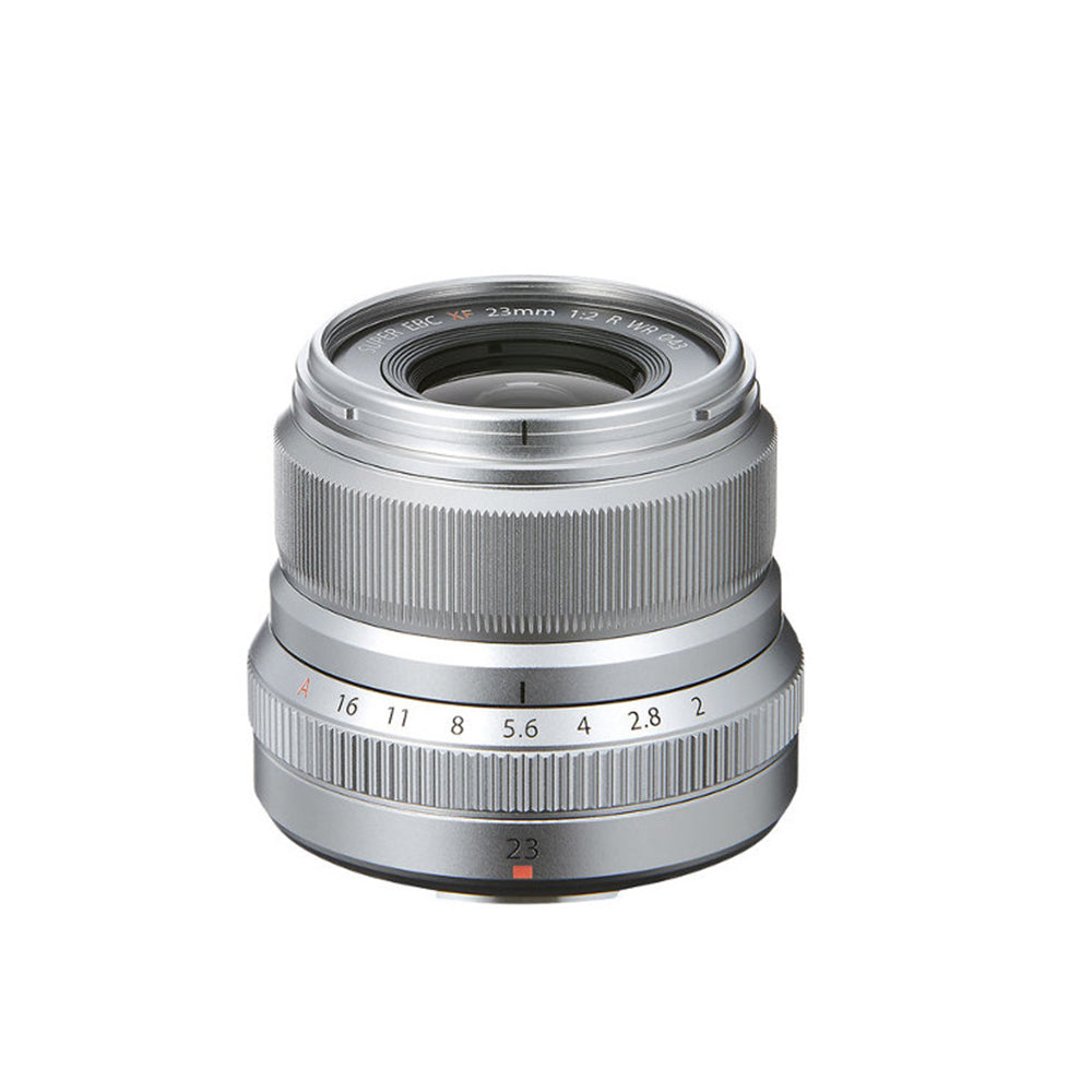 Fujifilm Fujinon Lens xf 23mm f2.0 R WR Silver