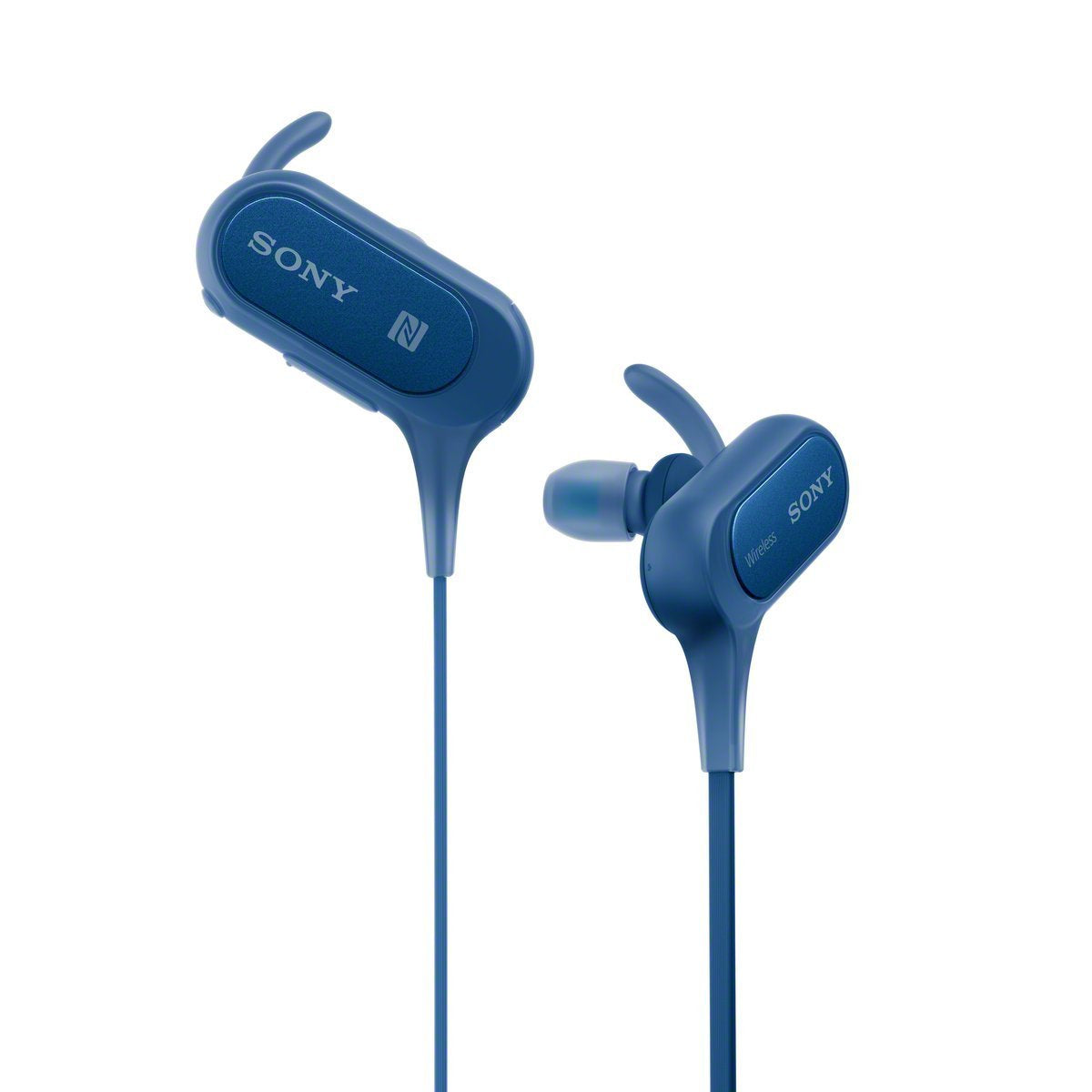Sony Sony MDR-XB50BS - Sports - earphones with mic - in-ear - wireless - Bluetooth - NFC - blue