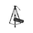 SACHTLER FSB 10 MK II 100 mm Touch & Go Head with Eng 2 Aluminium trépied Système (entretoise au sol)