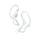 Sony MDR-AS210 - Sport - Écouteurs - Bud Ear - Support Over-Ear - Jack de 3,5 mm - Blanc